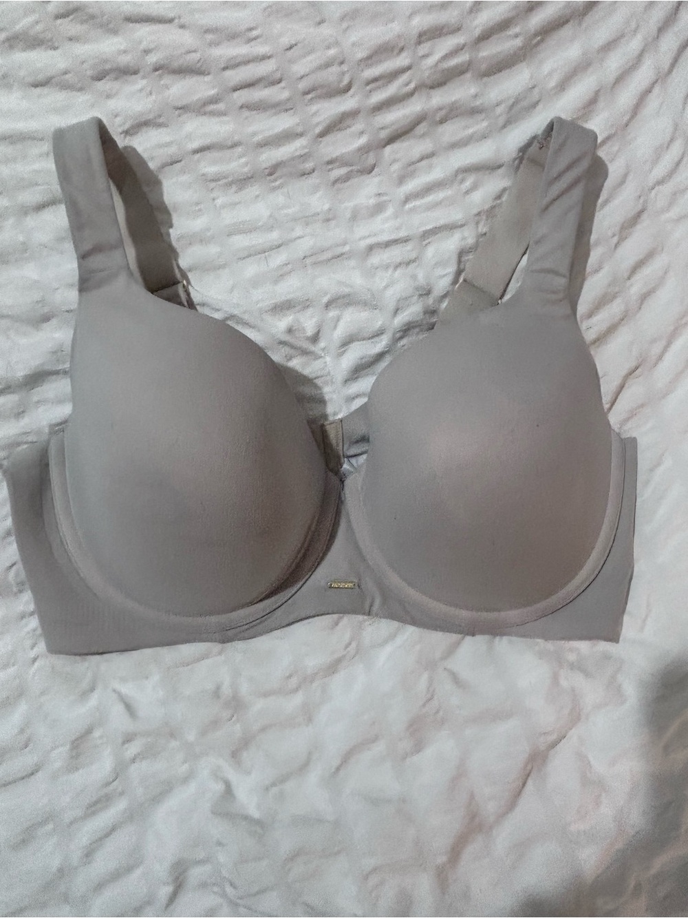 Cacique Lightly Lined Full Coverage Underwire Bra Sz 40DDD Gray Lane Bryant